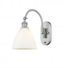 Innovations Lighting 518-1W-SN-GBD-751 - Bristol - 1 Light - 8 inch - Brushed Satin Nickel - Adjustable Swing Arm