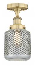 Innovations Lighting 616-1F-BB-G262 - Stanton - 1 Light - 6 inch - Brushed Brass - Semi-Flush Mount