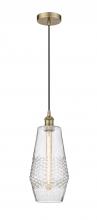 Innovations Lighting 616-1P-AB-G684-7 - Windham - 1 Light - 7 inch - Antique Brass - Cord hung - Mini Pendant