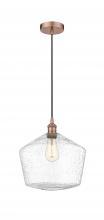 Innovations Lighting 616-1P-AC-G654-12 - Cindyrella - 1 Light - 12 inch - Antique Copper - Cord hung - Mini Pendant
