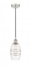 Innovations Lighting 616-1P-PN-G557-6CL - Vaz - 1 Light - 6 inch - Polished Nickel - Cord hung - Mini Pendant