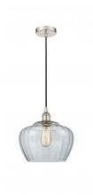 Innovations Lighting 616-1P-PN-G92-L - Fenton - 1 Light - 11 inch - Polished Nickel - Cord hung - Mini Pendant