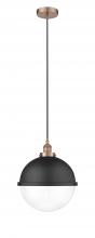 Innovations Lighting 616-1PH-AC-HFS-122-BK - Edison - 1 Light - 13 inch - Antique Copper - Mini Pendant