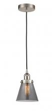 Innovations Lighting 616-1PH-SN-G63 - Cone - 1 Light - 6 inch - Brushed Satin Nickel - Cord hung - Mini Pendant