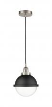 Innovations Lighting 616-1PH-SN-HFS-82-BK - Edison - 1 Light - 9 inch - Satin Nickel - Mini Pendant