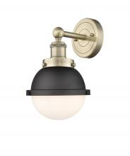 Innovations Lighting 616-1W-AB-HFS-61-BK - Edison - 1 Light - 7 inch - Antique Brass - Sconce