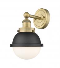 Innovations Lighting 616-1W-BB-HFS-61-BK - Edison - 1 Light - 7 inch - Brushed Brass - Sconce