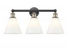 Innovations Lighting 616-3W-BAB-GBC-81 - Berkshire - 3 Light - 26 inch - Black Antique Brass - Bath Vanity Light