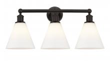 Innovations Lighting 616-3W-OB-GBC-81 - Berkshire - 3 Light - 26 inch - Oil Rubbed Bronze - Bath Vanity Light