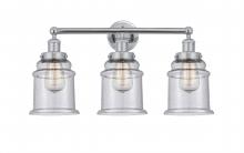 Innovations Lighting 616-3W-PC-G184 - Canton - 3 Light - 24 inch - Polished Chrome - Bath Vanity Light