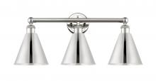 Innovations Lighting 616-3W-PN-MBC-8-PN - Berkshire - 3 Light - 26 inch - Polished Nickel - Bath Vanity Light