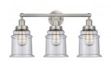 Innovations Lighting 616-3W-SN-G184 - Canton - 3 Light - 24 inch - Brushed Satin Nickel - Bath Vanity Light