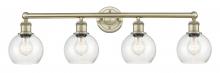 Innovations Lighting 616-4W-AB-G124-6 - Athens - 4 Light - 33 inch - Antique Brass - Bath Vanity Light