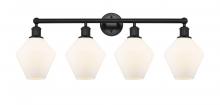 Innovations Lighting 616-4W-BK-G651-8 - Cindyrella - 4 Light - 35 inch - Matte Black - Bath Vanity Light