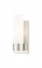 Innovations Lighting 617-1W-PN-G617-8WH - Boreas - 1 Light - 5 inch - Polished Nickel - Sconce