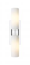 Innovations Lighting 617-2W-PC-G617-8SWH - Boreas - 2 Light - 18 inch - Polished Chrome - Bath Vanity Light