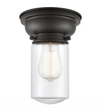 Innovations Lighting 623-1F-BK-G312 - Dover - 1 Light - 6 inch - Matte Black - Flush Mount