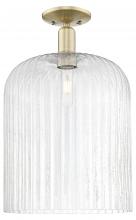 Innovations Lighting 716-1C-AB-G559-12SDY - Bridal Veil - 1 Light - 12 inch - Antique Brass - Semi-Flush Mount