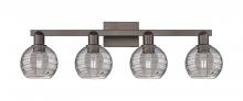 Innovations Lighting 716-4W-OB-G1213-6SM - Athens Deco Swirl - 4 Light - 36 inch - Oil Rubbed Bronze - Bath Vanity Light