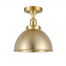 Innovations Lighting 916-1C-SG-MFD-10-SG - Derby - 1 Light - 10 inch - Satin Gold - Semi-Flush Mount