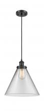 Innovations Lighting 916-1P-BK-G42-L - Cone - 1 Light - 12 inch - Matte Black - Cord hung - Mini Pendant