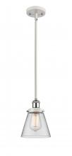 Innovations Lighting 916-1S-WPC-G62 - Cone - 1 Light - 6 inch - White Polished Chrome - Mini Pendant