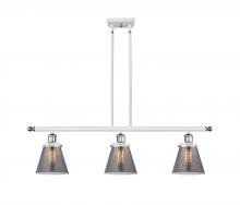 Innovations Lighting 916-3I-WPC-G63 - Cone - 3 Light - 36 inch - White Polished Chrome - Stem Hung - Island Light