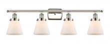 Innovations Lighting 916-4W-PN-G61 - Cone - 4 Light - 36 inch - Polished Nickel - Bath Vanity Light