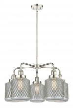 Innovations Lighting 916-5CR-PN-G262 - Edison - 5 Light - 25 inch - Polished Nickel - Chandelier