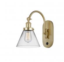 Innovations Lighting 918-1W-SG-G42 - Cone - 1 Light - 8 inch - Satin Gold - Sconce