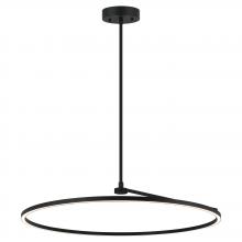 Matteo Lighting C36732MB - D32" "THE TRUNDLE" MATTE BLACK CHANDELIER