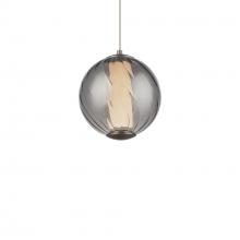 Modern Forms US Online PD-32507-35-SM/BN - Swirly Mini Pendant Light