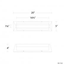 Modern Forms US Online WS-1520-40-BN - Swale Bath Vanity Light