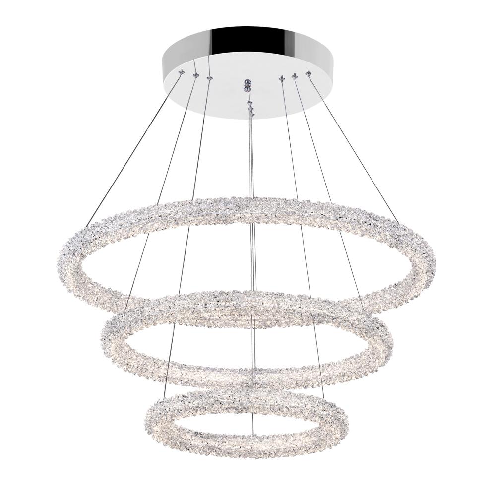 Arielle LED Chandelier With Chrome Finish