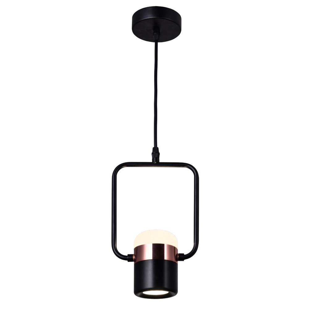 Moxie LED Down Mini Pendant With Black Finish