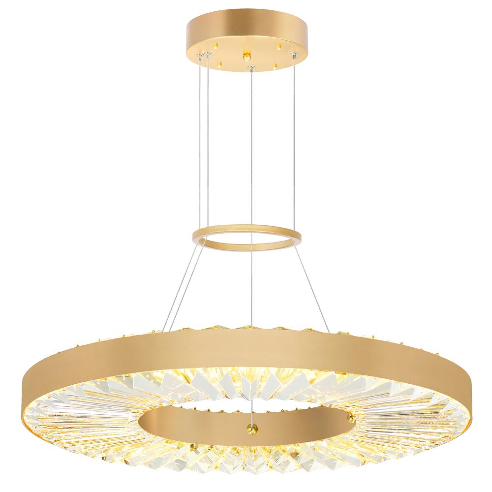 Bjoux LED Chandelier With Sun Gold Finish