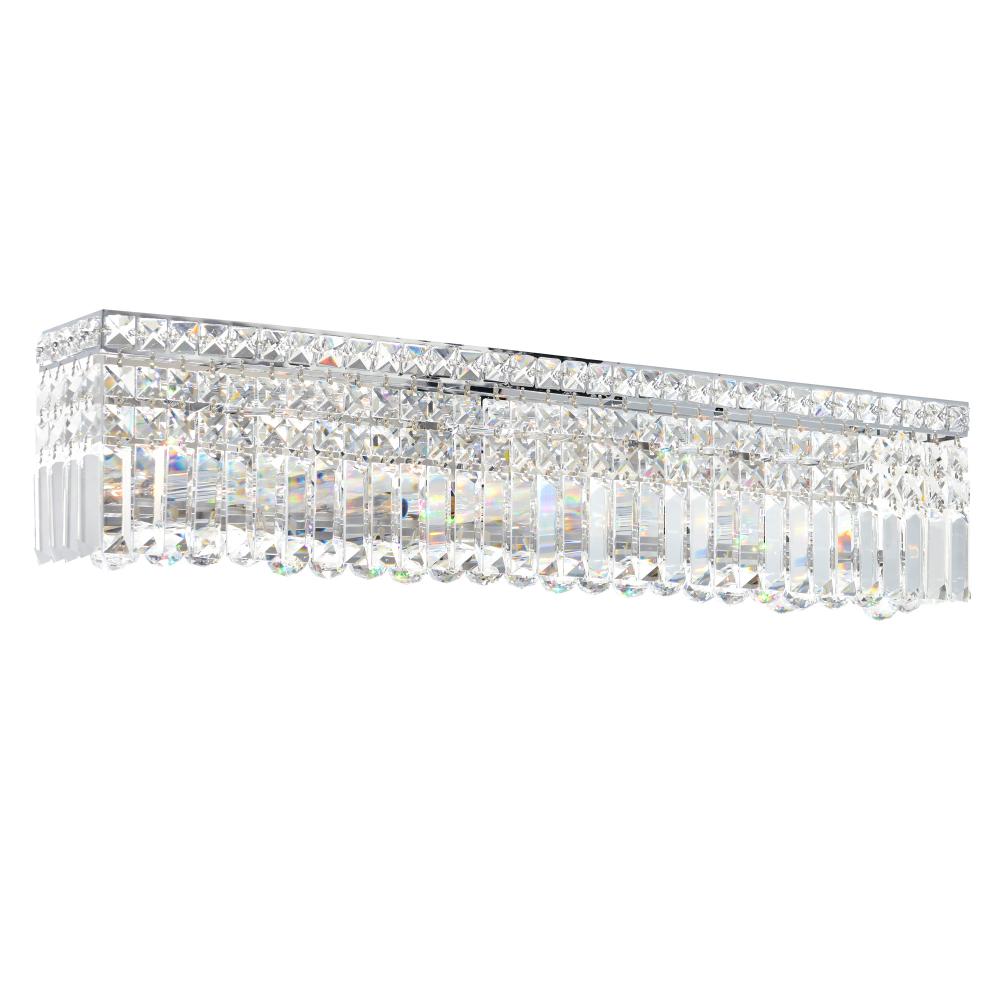 Colosseum 7 Light Vanity Light With Chrome Finish