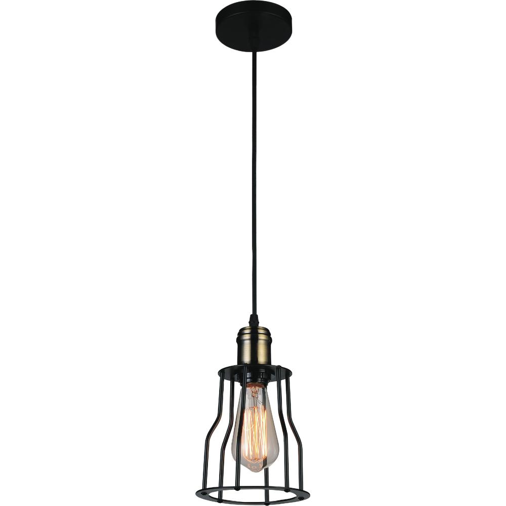 Graham 1 Light Down Mini Pendant With Black Finish