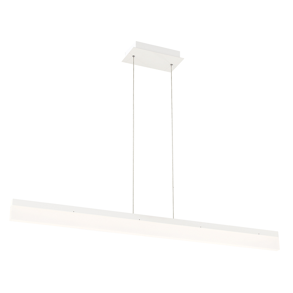 Tunnel, LED Pendant, Lg, Linr, Wht