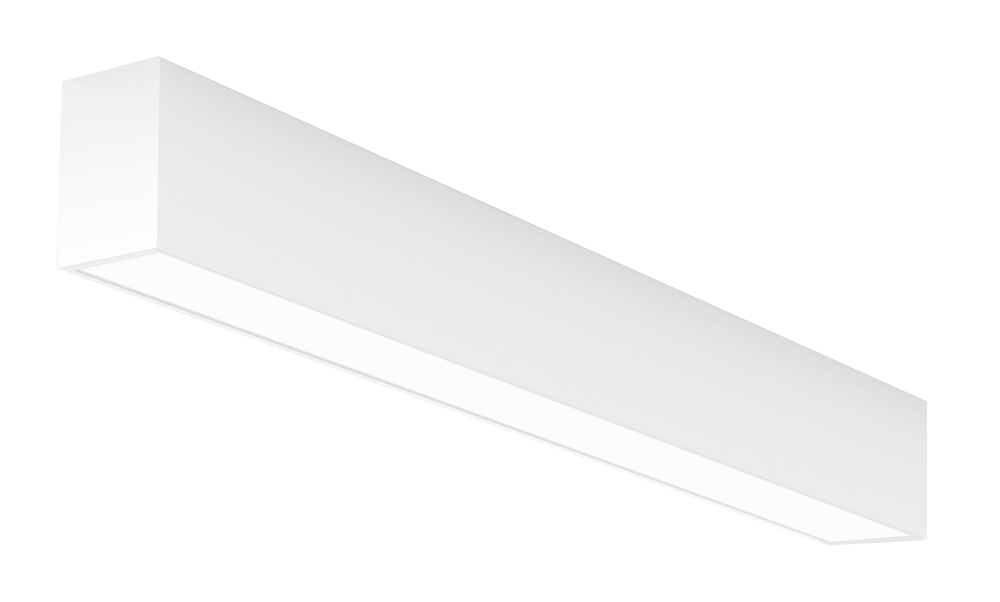 4' LED Linear Surface Mount, 2"Wide, 3000K, White