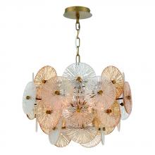 Eurofase 44571-016 - Sue-anne 6 Light Chandelier in Plated Brass