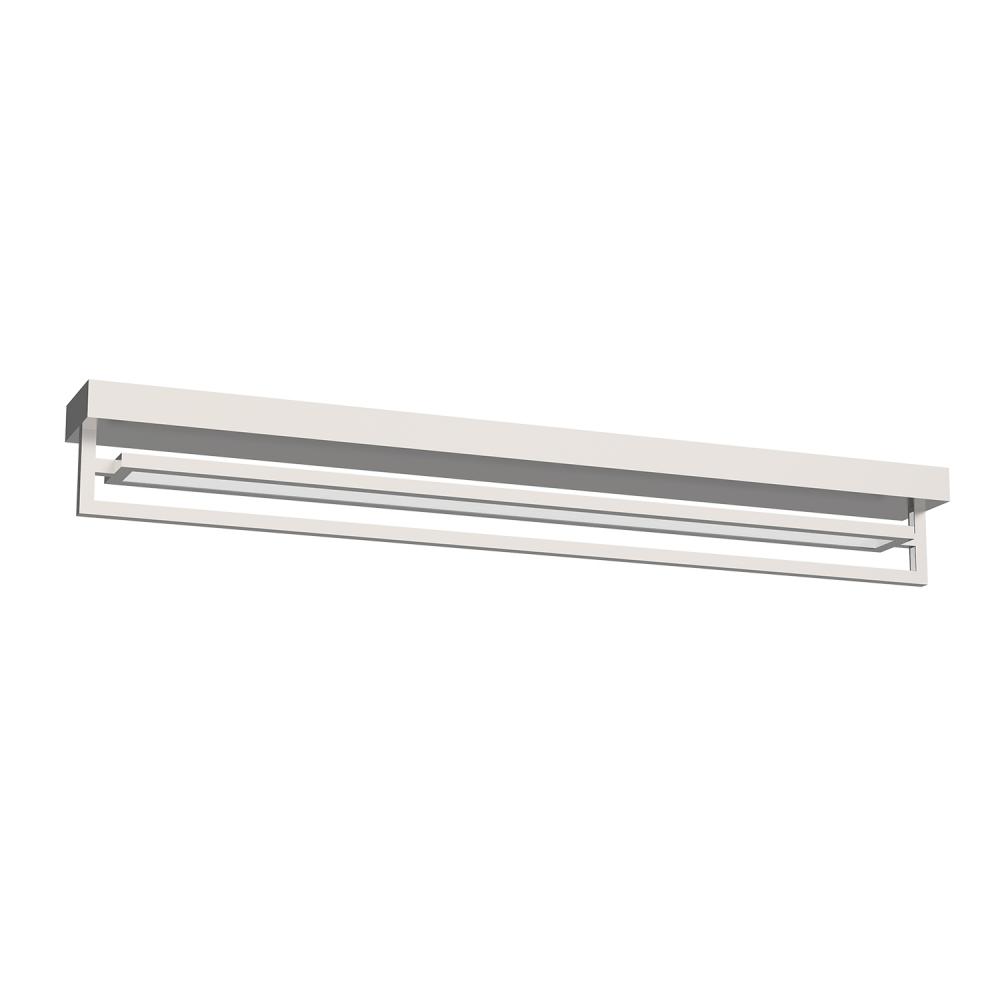 Mondrian Brushed Nickel LED Semi Flush Mount