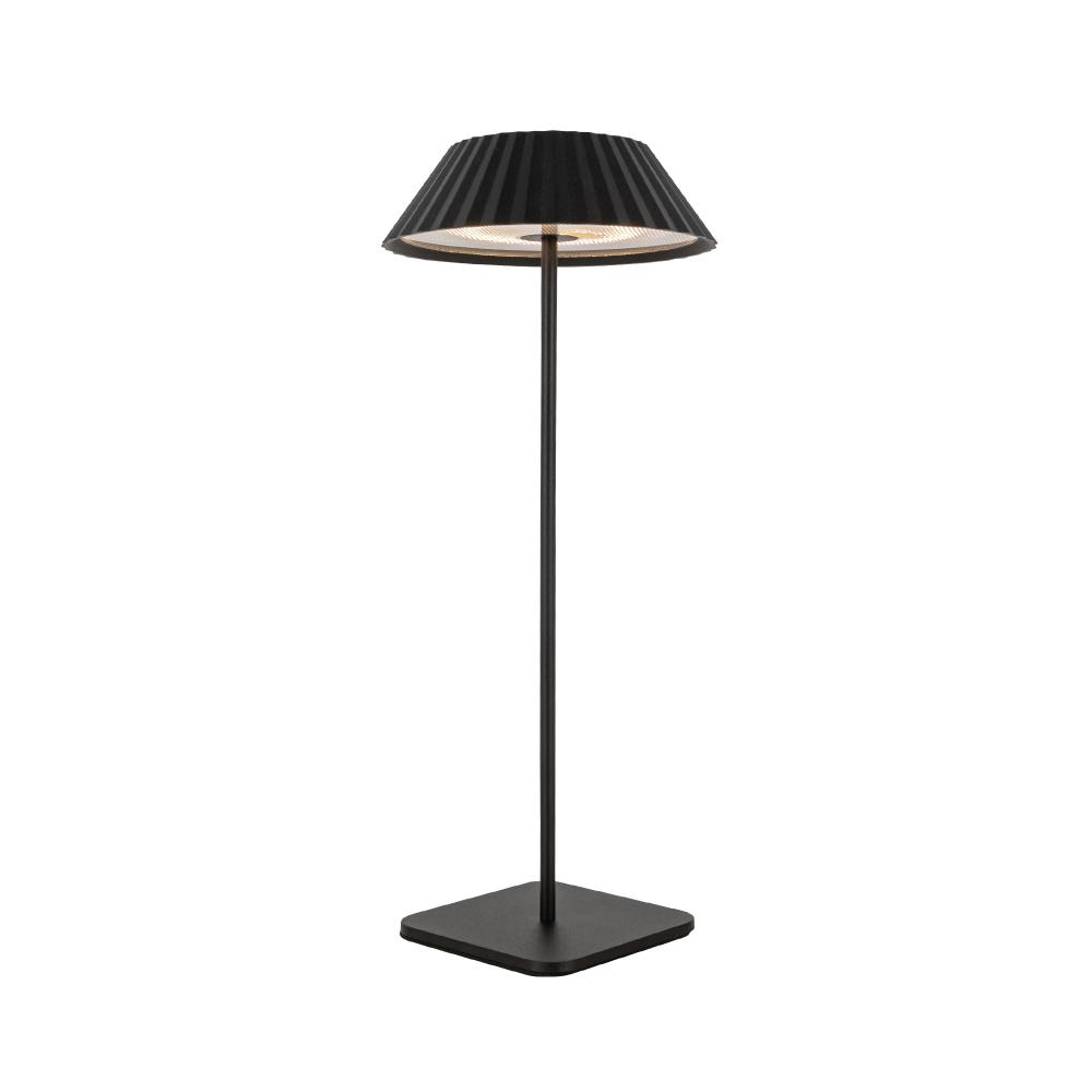 Pela 6-in Black LED Table Lamp