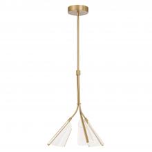 Kuzco Lighting Inc PD62622-BG/LG - Mulberry 22-in Brushed Gold/Light Guide LED Pendant