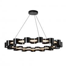 Kuzco Lighting Inc CH18035-GBK - Nami 35-in Gloss Black LED Chandelier