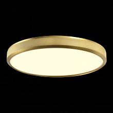 ZEEV Lighting FM11751-LED-24-AGB - 24" LED 3CCT Luxury Braided Knurl Aged Brass Ceiling Flush Mount Light