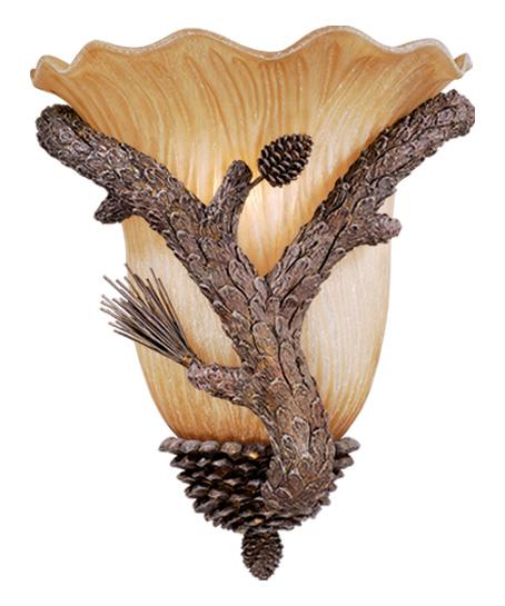 Aspen 12.25-in Wall Light Pine Tree