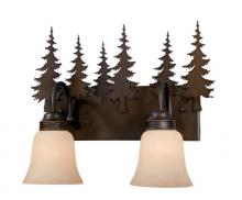 Vaxcel International VL55502BBZ - Yosemite 2L Tree Vanity Burnished Bronze