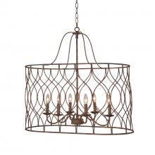 Terracotta Lighting H9103V-6 - Tabby 6-light Oval Chandelier