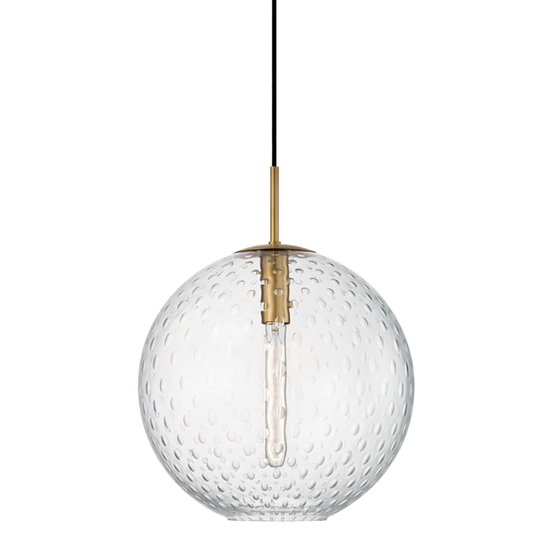 1 LIGHT PENDANT-CLEAR GLASS